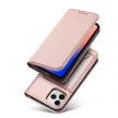 Magnet Case iPhone 12 Pro Max oldalra nyíló tok, rózsaszín
