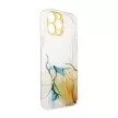 Marble Case iPhone 12 Pro Max szilikon hátlap, tok, átlátszó-mintás