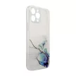 Marble Case iPhone 12 Pro Max szilikon hátlap, tok, átlátszó-mintás