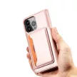 Magnet Case iPhone 14 oldalra nyíló tok, rózsaszín