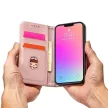 Magnet Case iPhone 14 oldalra nyíló tok, rózsaszín
