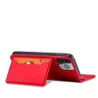 Magnet Case iPhone 14 Pro oldalra nyíló tok, piros