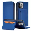 Magnet Case iPhone 14 Pro Max oldalra nyíló tok, kék