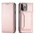 Magnet Case iPhone 14 Pro Max oldalra nyíló tok, rózsaszín