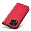 Magnet Fancy Case iPhone 14 Plus oldalra nyíló tok, piros