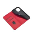 Magnet Fancy Case iPhone 14 Plus oldalra nyíló tok, piros
