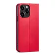Magnet Fancy Case iPhone 14 Plus oldalra nyíló tok, piros