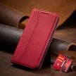 Magnet Fancy Case iPhone 14 Pro Max oldalra nyíló tok, piros