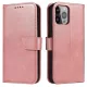Smart Elegant iPhone 14 Pro Max oldalra nyíló tok, rózsaszín