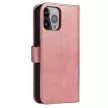 Smart Elegant iPhone 14 Pro Max oldalra nyíló tok, rózsaszín