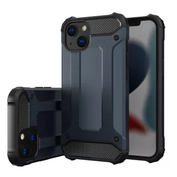   Hybrid Armor Tough Rugged iPhone 14 Plus ütésálló hátlap, tok, kék