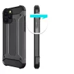 Hybrid Armor Tough Rugged iPhone 14 Pro Max ütésálló hátlap, tok, fekete