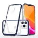 Clear 3in1 Case iPhone 14 Pro Max ütésálló hátlap, tok, átlátszó-kék