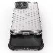 Honeycomb Case iPhone 14 Pro Max ütésálló hátlap, tok, átlátszó