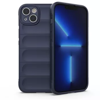   Magic Shield ütésálló hátlap, tok iPhone 14 Plus, sötétkék