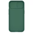 Nillkin CamShield Pro Magnetic iPhone 15 Plus Magsafe hátlap, tok, zöld