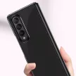 Plating Case Samsung Galaxy Z Fold 4 tok, fém kerettel, kék