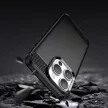 Carbon Case Flexible iPhone 14 Pro hátlap, tok, fekete