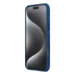 Nillkin Super Frosted Shield Pro mágneses tok iPhone 16 Pro, kék