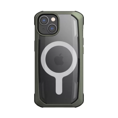 Raptic X-Doria Secure Case iPhone 14 ütésálló MagSafe tok, zöld