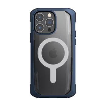   Raptic X-Doria biztonságos tok iPhone 14 Pro MagSafe ütésálló tok, kék