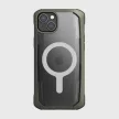Raptic X-Doria biztonságos tok iPhone 14 Plus MagSafe ütésálló tok, zöld