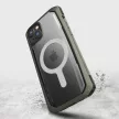 Raptic X-Doria biztonságos tok iPhone 14 Plus MagSafe ütésálló tok, zöld