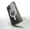 Raptic X-Doria biztonságos tok iPhone 14 Plus MagSafe ütésálló tok, zöld