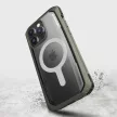Raptic X-Doria biztonságos tok iPhone 14 Pro Max MagSafe ütésálló tok, zöld