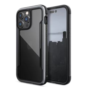   Raptic X-Doria Shield tok iPhone 14 Pro Max ütésálló tok, fekete