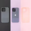 Kingxbar Plain sorozat tok, iPhone 13 szilikon tok, szürke