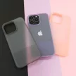 Kingxbar Plain sorozat tok, iPhone 13 szilikon tok, szürke