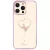 Kingxbar Silicone case Swarovski crystals hátlap, tok iPhone 14 Plus, rózsaszín