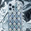 Kingxbar Miya sorozatú tok iPhone 14 Pro, szivárványszínű, színes