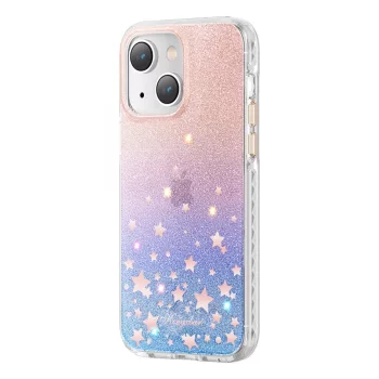   Kingxbar Heart Star Series tok iPhone 14 Plus zodiákus csillagokkal, színes