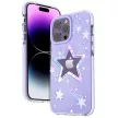 Kingxbar Heart Star Series tok iPhone 14 Plus, lila