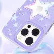 Kingxbar Heart Star Series tok iPhone 14 Plus, lila