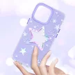 Kingxbar Heart Star Series tok iPhone 14 Plus, lila