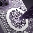 Kingxbar PQY Geek Series mágneses tok iPhone 14 Pro Max MagSafe, ezüst