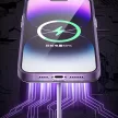 Kingxbar PQY Geek Series mágneses tok iPhone 14 Pro Max MagSafe, ezüst
