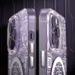 Kingxbar PQY Geek Series mágneses tok iPhone 14 Pro Max MagSafe, ezüst