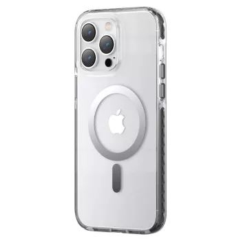   Kingxbar PQY Ice Crystal sorozatú mágneses tok iPhone 14 Plus MagSafe, szürke