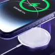 Kingxbar PQY Ice Crystal sorozatú mágneses tok iPhone 14 Plus MagSafe, szürke