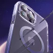 Kingxbar PQY Ice Crystal sorozatú mágneses tok iPhone 14 Plus MagSafe, szürke