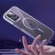 Kingxbar PQY Ice Crystal sorozatú mágneses tok iPhone 14 Plus MagSafe, szürke