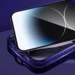 Kingxbar PQY Ice Crystal sorozatú mágneses tok iPhone 14 Plus MagSafe, ezüst