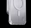 Kingxbar PQY Go Out sorozat mágneses tok iPhone 14 MagSafe, ezüst