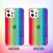 Kingxbar Ombre tok hátlapi tok, iPhone 12 Pro Max, színes