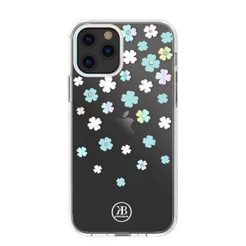   Kingxbar Lucky Series tok eredeti Swarovski kristályokkal díszített iPhone 12 mini, átlátszó