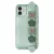 Kingxbar Sweet Series tok eredeti Swarovski kristályokkal díszített iPhone 12 Pro Max, zöld